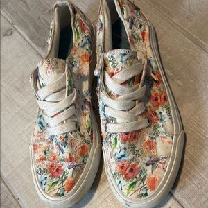 Floral Canvas Women's Sneakers